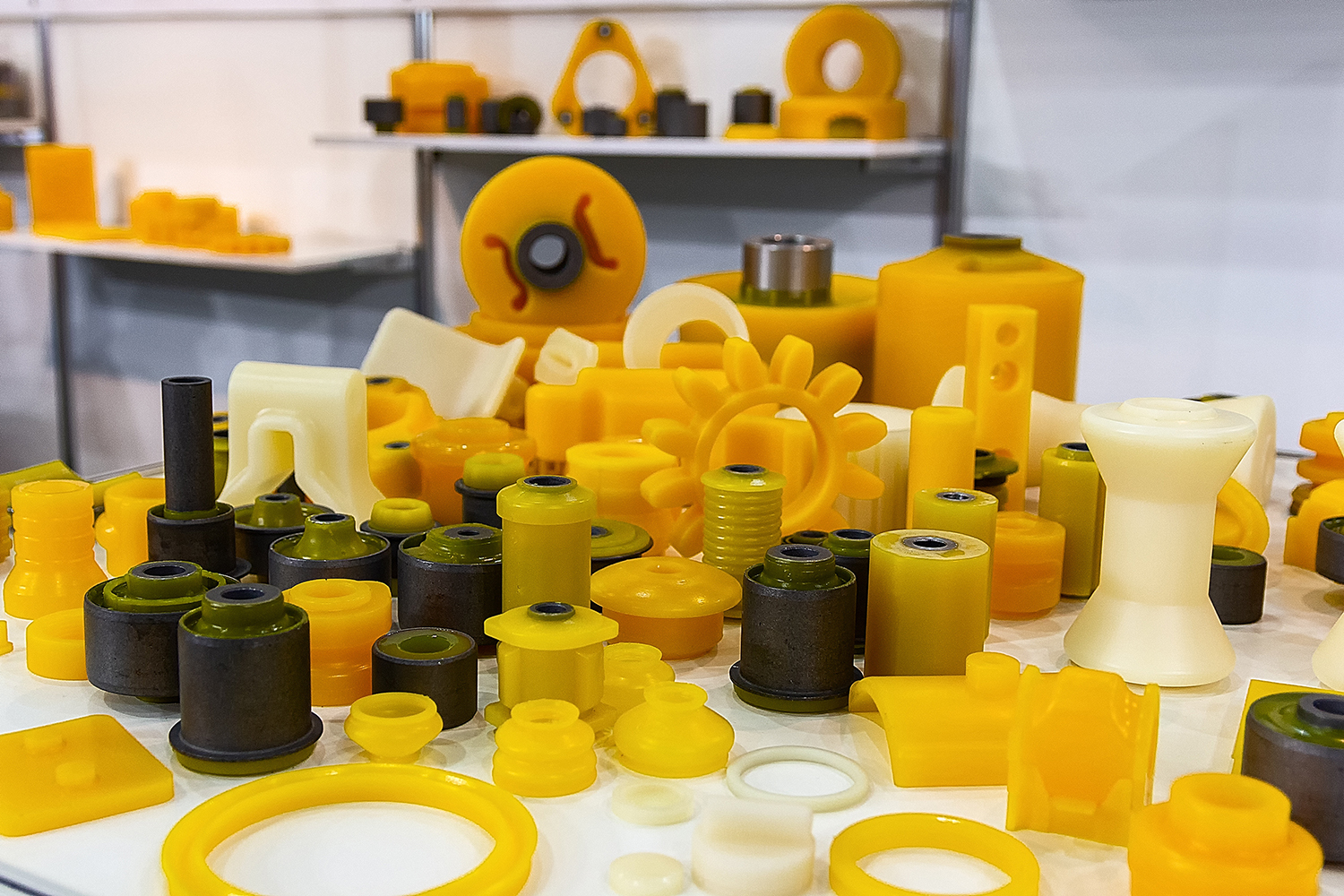 AdobeStock_809560454 Various polyurethane molded components