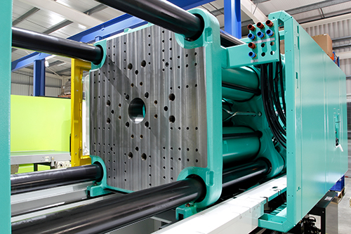 An injection molding machine.