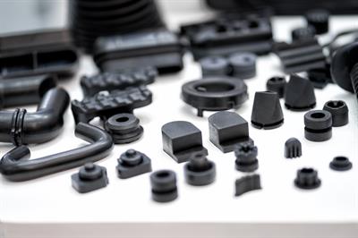 close up of rubber molded parts close up of rubber molded parts